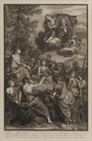 KG 11767
<br/>
Le Lutrin, titelblad met portret Boileau-Despréaux
<br/>
<em>Picart, Bernard (1673-1733)</em>